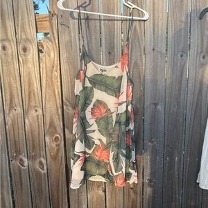 Show me your mumu Tropical Leaf Print Dress